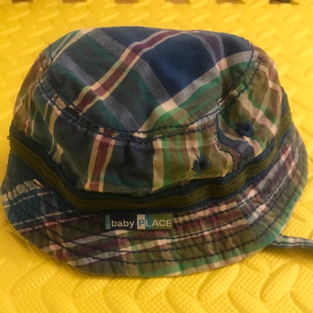 CHILDREN PLACE baby boy plaid bucket hat